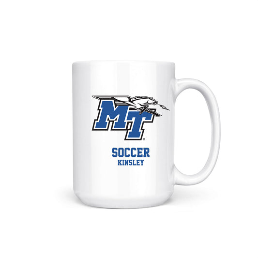 MTSU - NCAA Women's Soccer : Arianna Kinsley - Coffee Mug-0