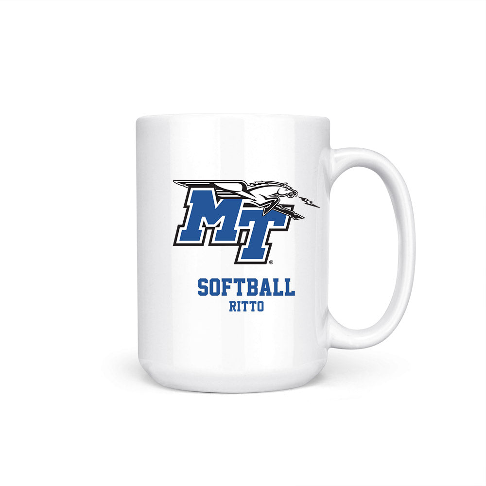 MTSU - NCAA Softball : Sabria Ritto - Coffee Mug-0