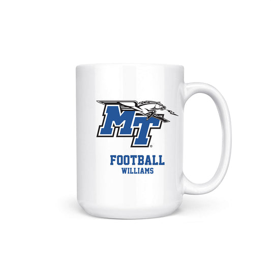 MTSU - NCAA Football : Jayden Williams - Coffee Mug-0