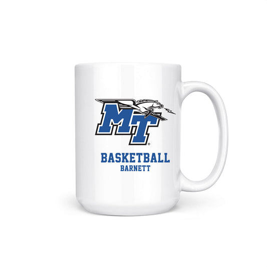 MTSU - NCAA Men's Basketball : Quinn Barnett - Coffee Mug-0
