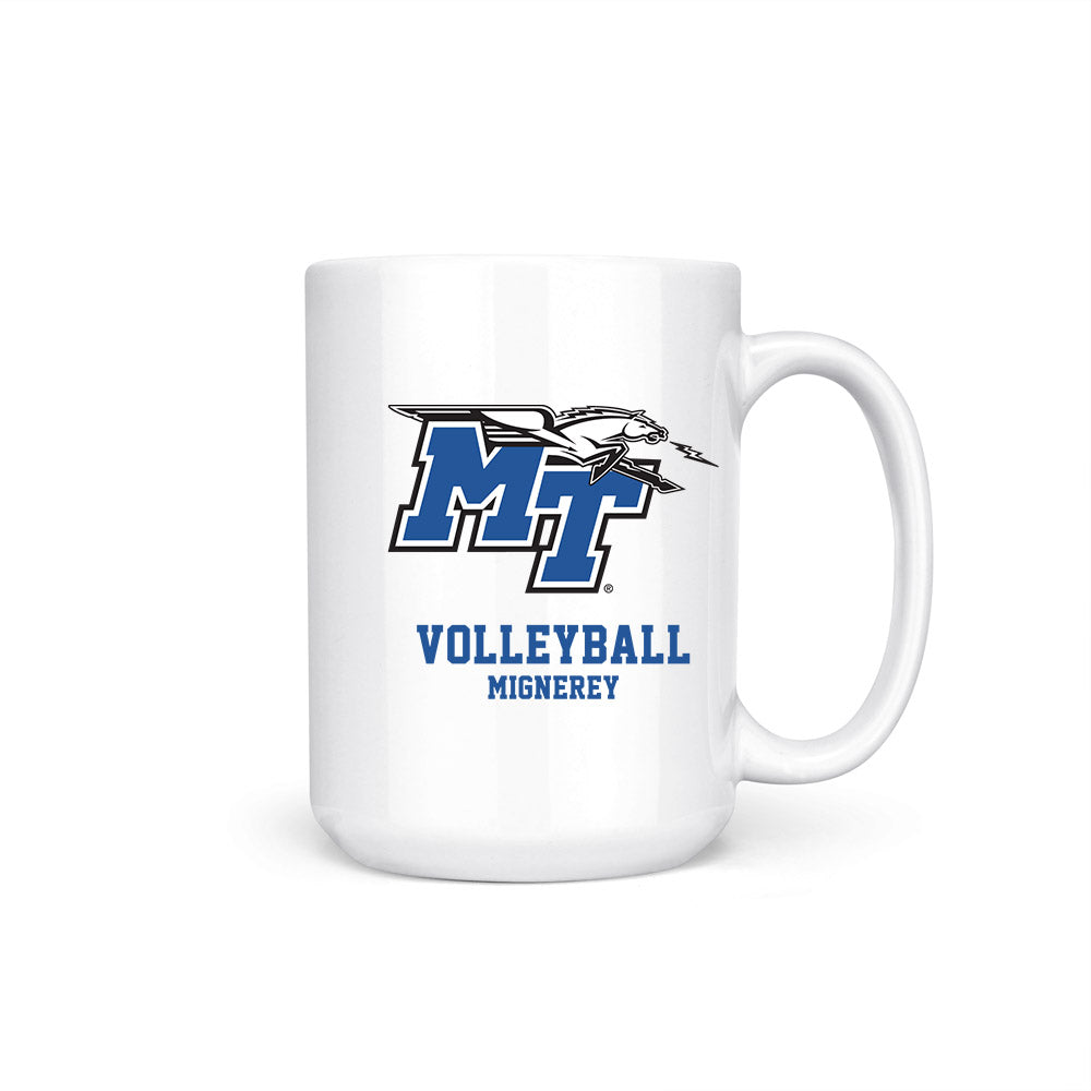 MTSU - NCAA Women's Volleyball : Kendall Mignerey - Coffee Mug-0