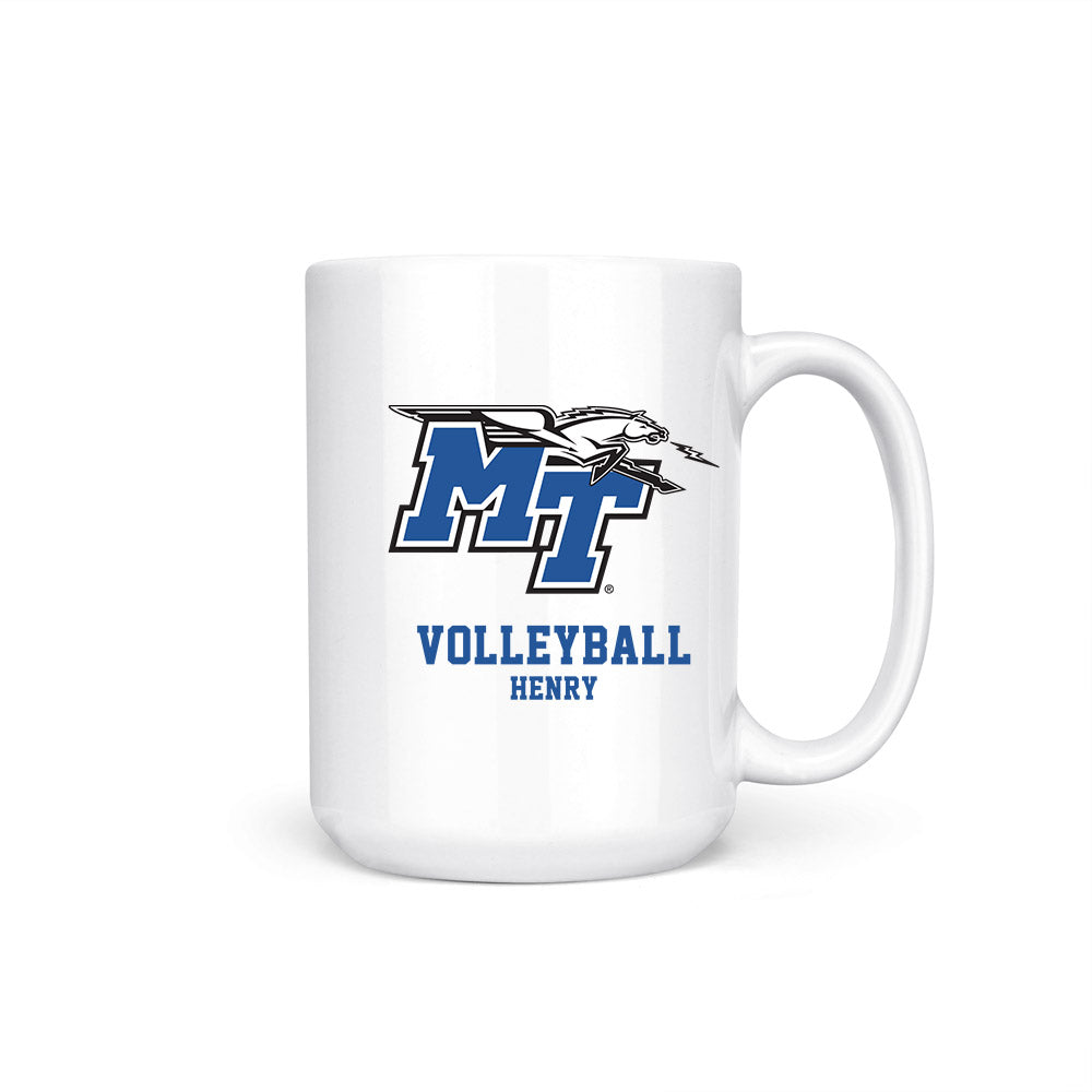 MTSU - NCAA Women's Volleyball : Sophia Henry - Coffee Mug-0
