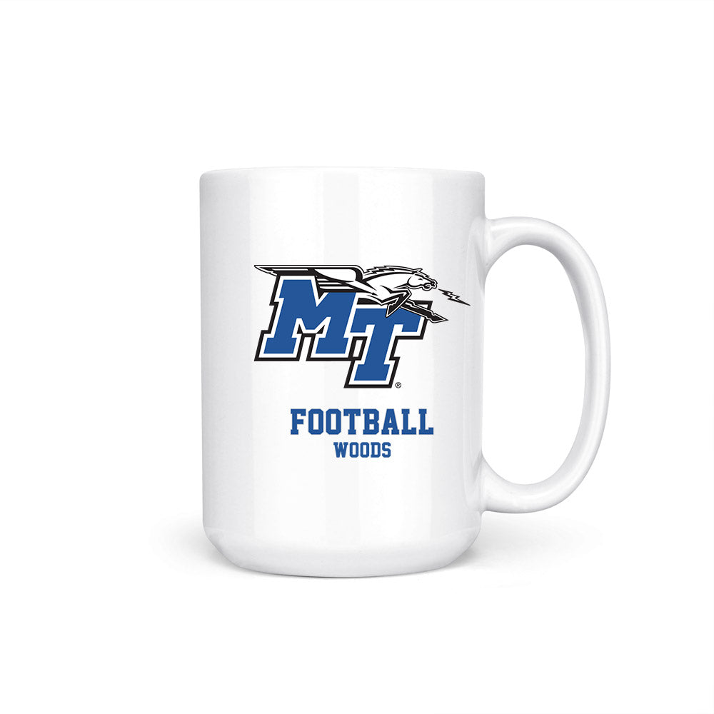 MTSU - NCAA Football : Kalen Woods - Coffee Mug-0