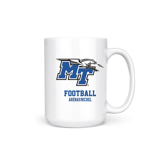 MTSU - NCAA Football : Jayden Arenas-Michel - Coffee Mug-0