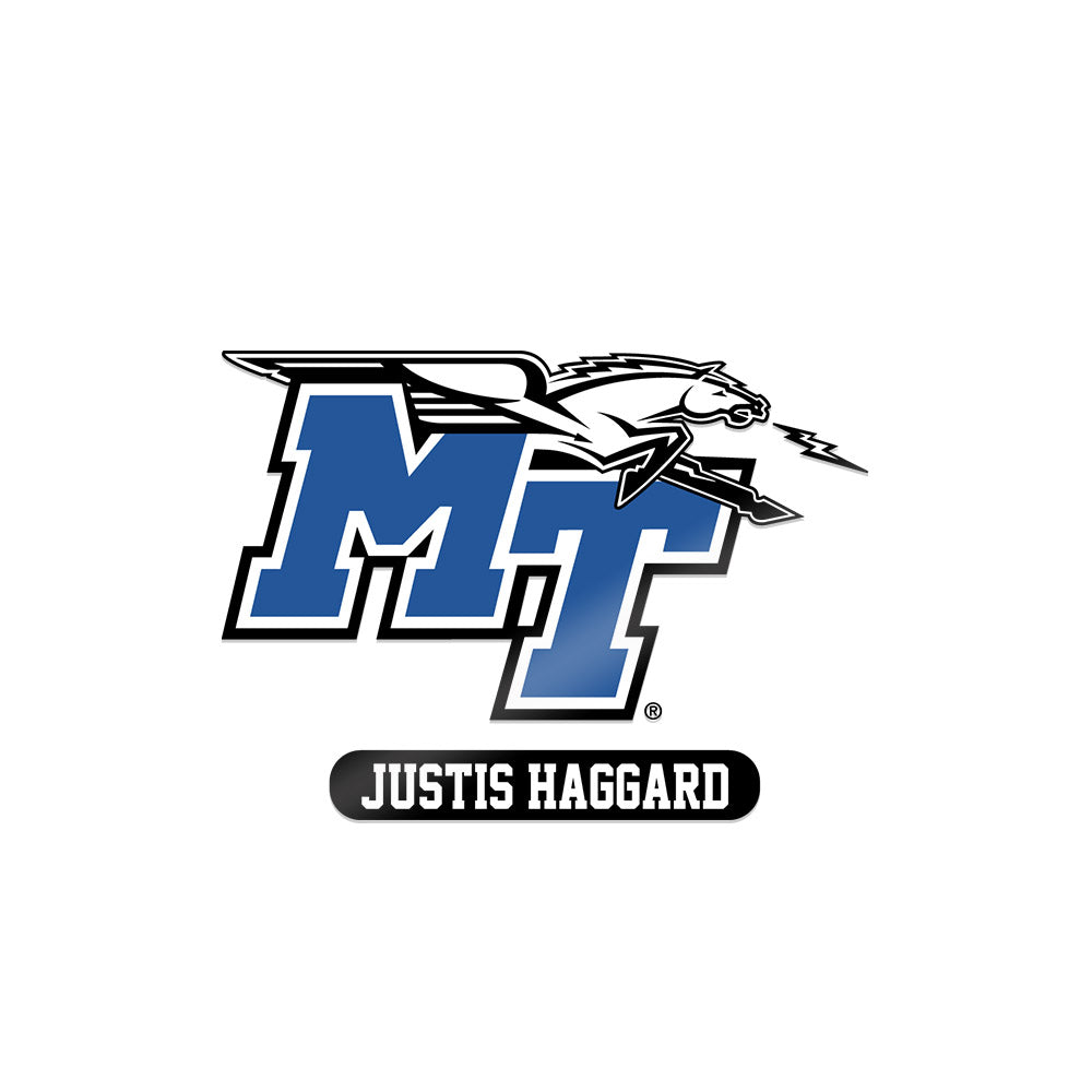 MTSU - NCAA Football : Justis Haggard - Sticker-0