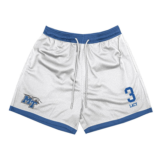 MTSU - NCAA Football : Cam Lacy - White Shorts-0