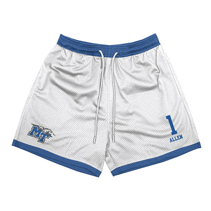 MTSU - NCAA Football : Markus Allen - White Shorts-0