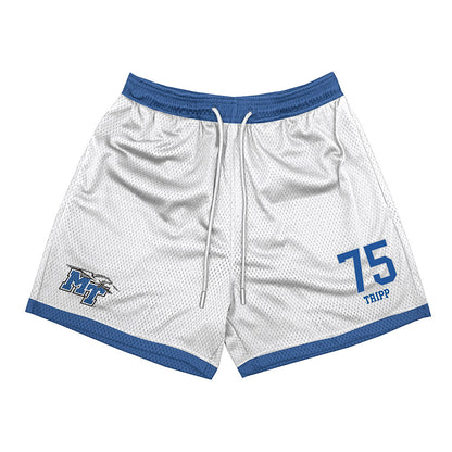 MTSU - NCAA Football : Reese Tripp - White Shorts-0