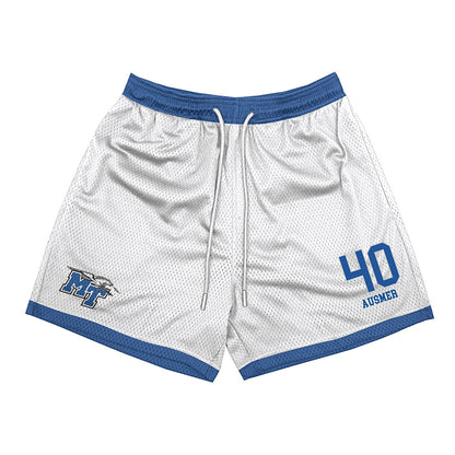 MTSU - NCAA Football : BJ Ausmer - White Shorts-0
