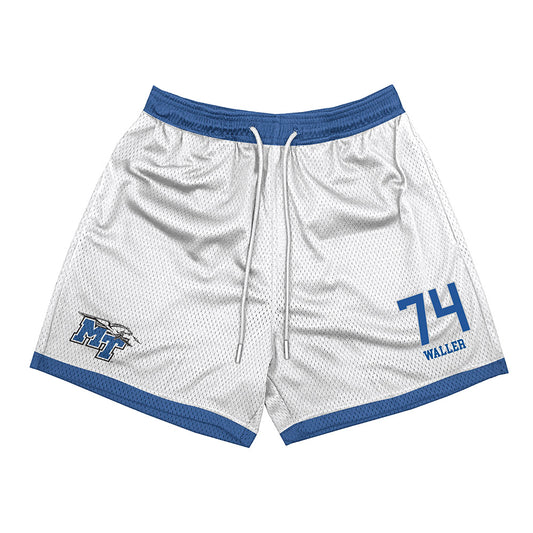 MTSU - NCAA Football : Jonathan Waller - White Shorts-0