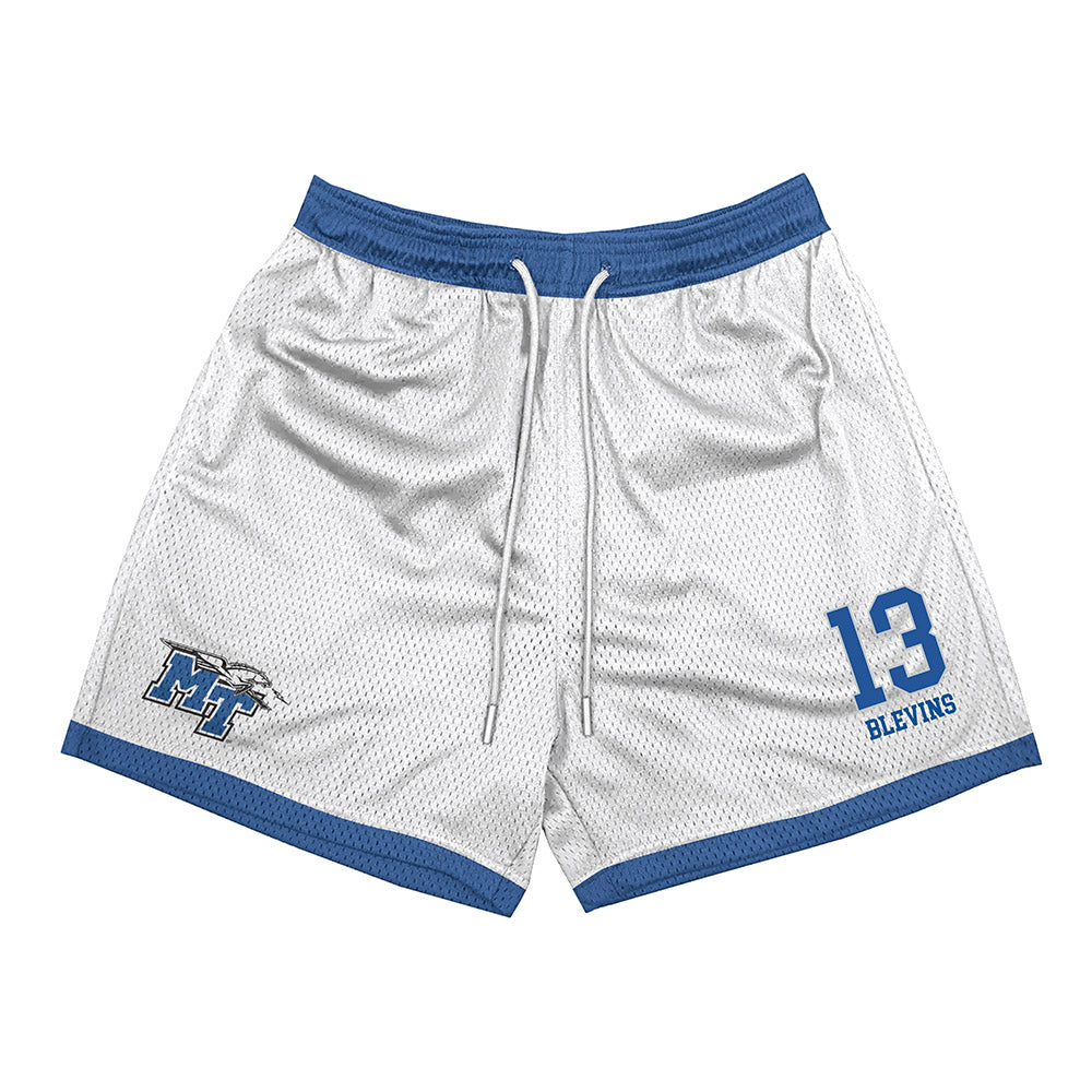 MTSU - NCAA Softball : Ansley Blevins - White Shorts-0
