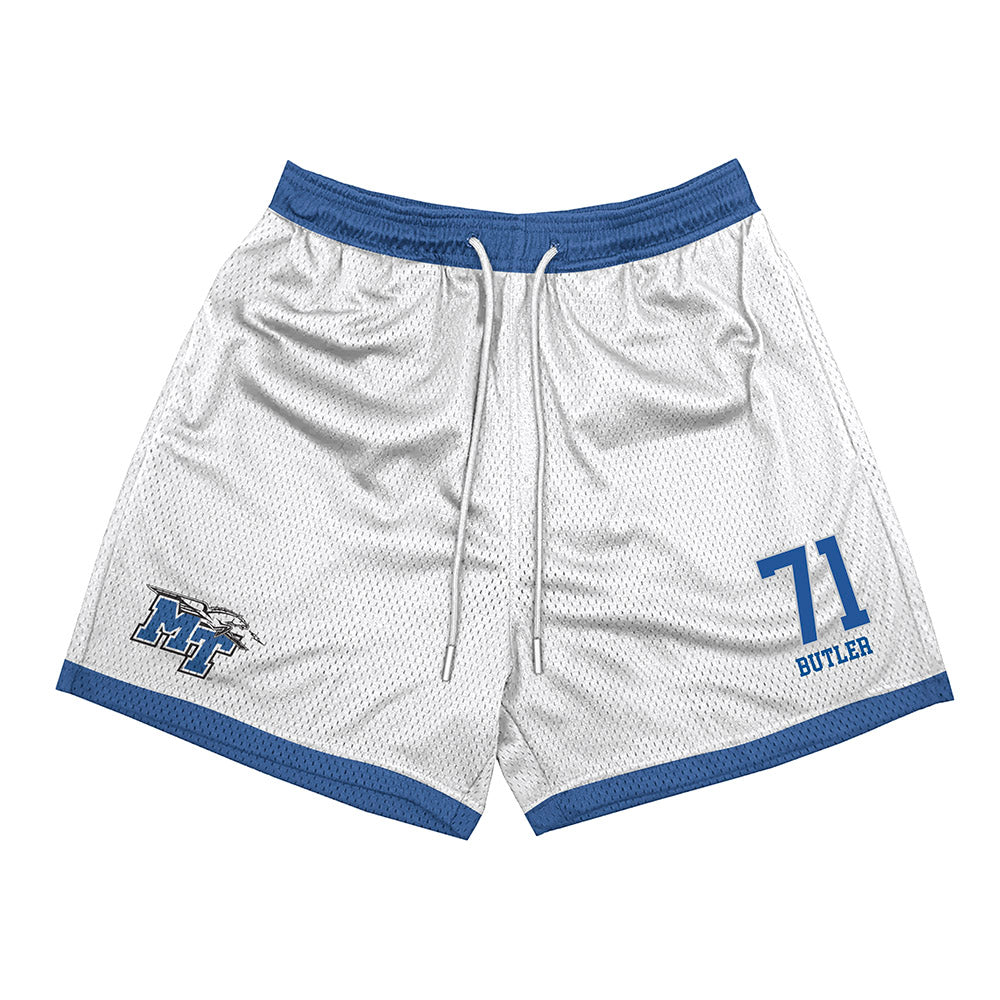 MTSU - NCAA Football : Quentin Butler - White Shorts-0
