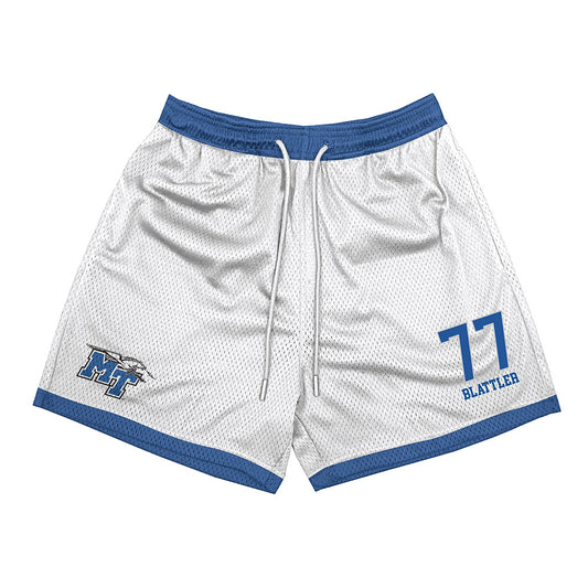 MTSU - NCAA Football : Diego Blattler - White Shorts-0