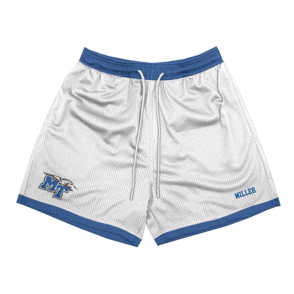 MTSU - NCAA Women's Track & Field : Ella Miller - White Shorts-0