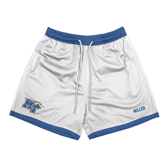 MTSU - NCAA Women's Track & Field : Ella Miller - White Shorts-0