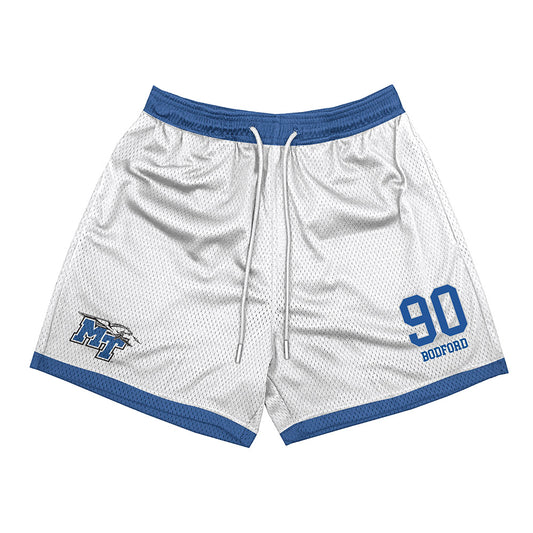 MTSU - NCAA Football : Justin Bodford - White Shorts-0