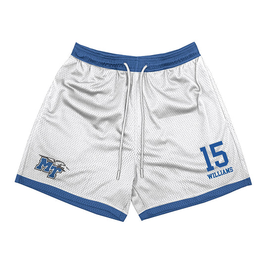 MTSU - NCAA Football : Rocco Williams - White Shorts-0