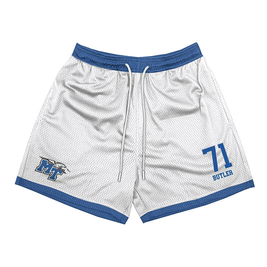 MTSU - NCAA Football : Quentin Butler - White Shorts-0