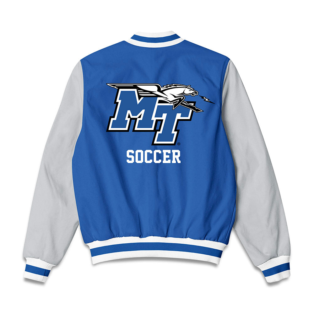 MTSU - NCAA Women's Soccer : Bryn Forchic - Bomber Jacket-1