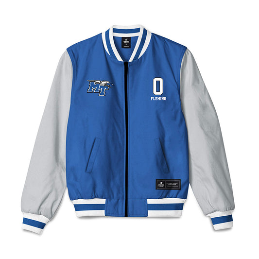 MTSU - NCAA Football : Santana Fleming - Bomber Jacket-0
