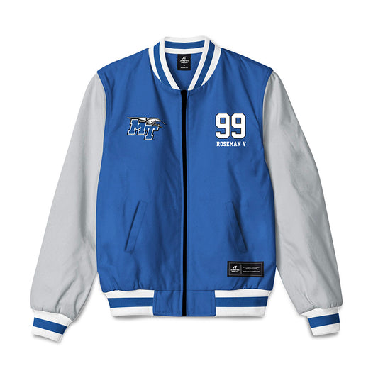 MTSU - NCAA Football : Archie Roseman V - Bomber Jacket-0
