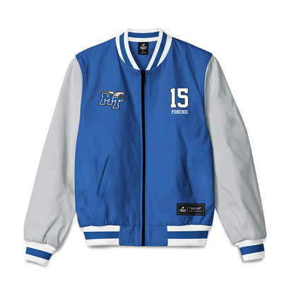 MTSU - NCAA Women's Soccer : Bryn Forchic - Bomber Jacket-0