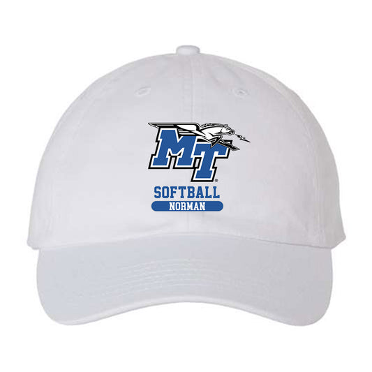 MTSU - NCAA Softball : Lily Norman - Dad Hat-0