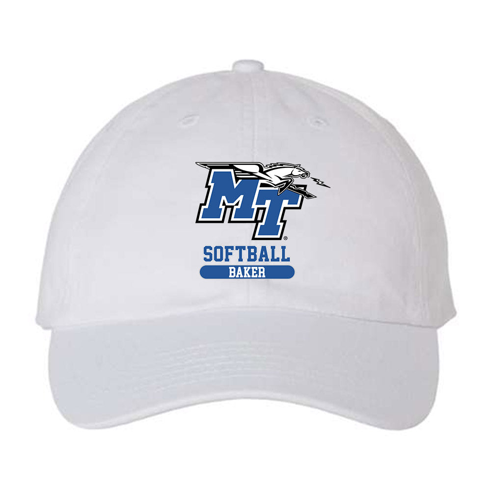 MTSU - NCAA Softball : Aubrey Baker - Dad Hat-0