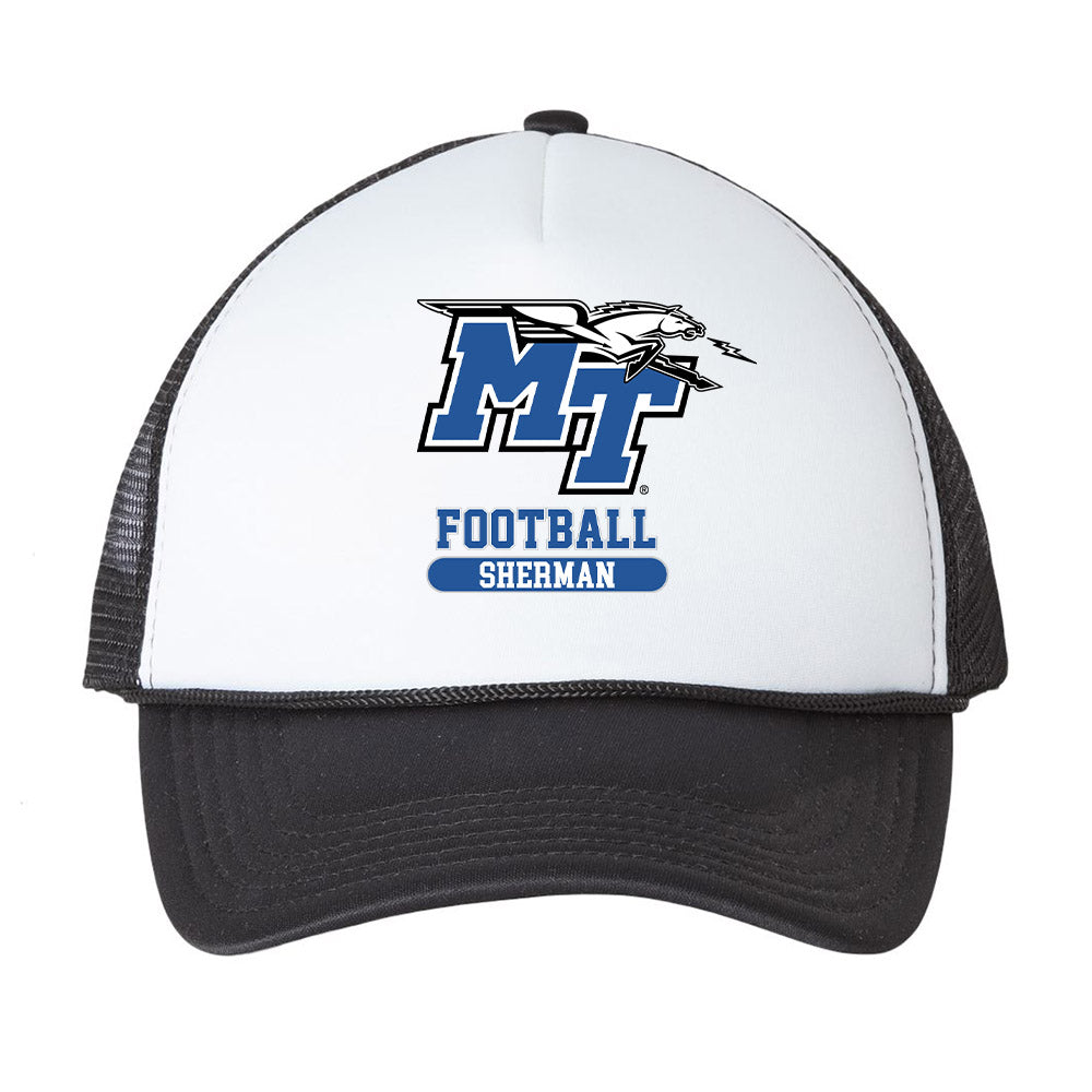 MTSU - NCAA Football : Ethan Sherman - Trucker Hat-0