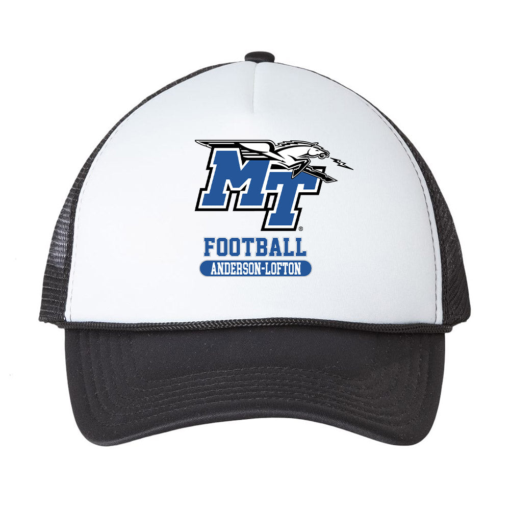 MTSU - NCAA Football : Stanley Anderson-Lofton - Trucker Hat-0