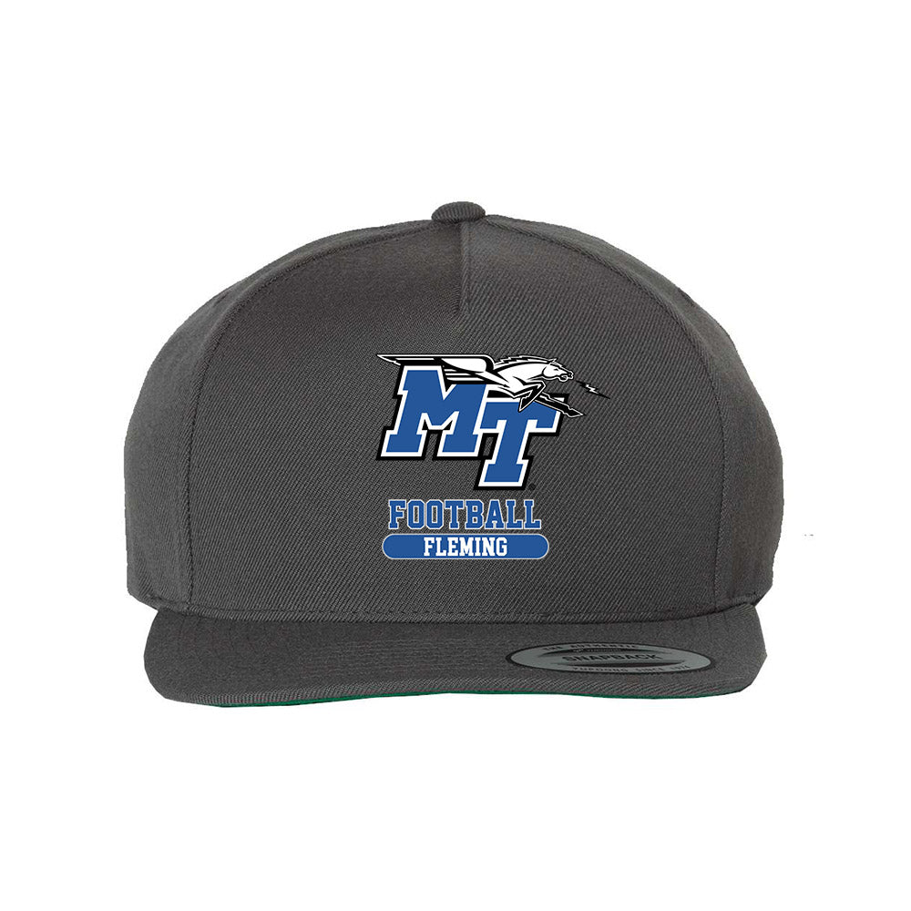 MTSU - NCAA Football : Santana Fleming - Snapback Hat-0