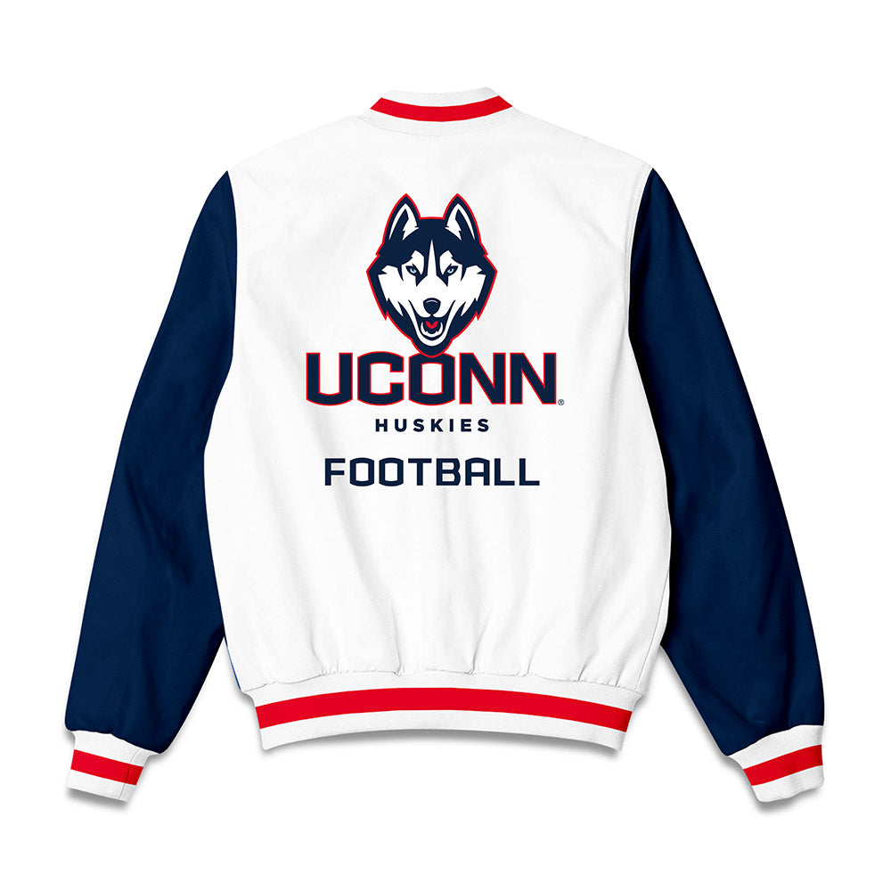UConn - NCAA Football : Jayden Davis - Bomber Jacket-1