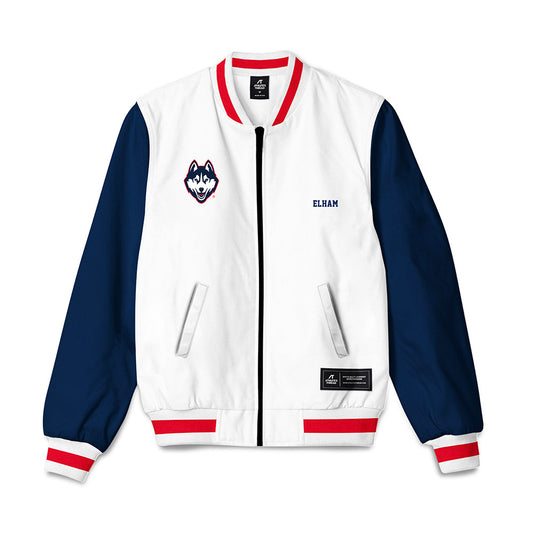 UConn - NCAA Women's Tennis : Abigail Elham - Bomber Jacket-0