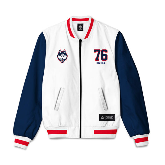 UConn - NCAA Football : Dominic Rivera - Bomber Jacket-0
