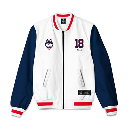 UConn - NCAA Baseball : Charlie Hale - Bomber Jacket-0