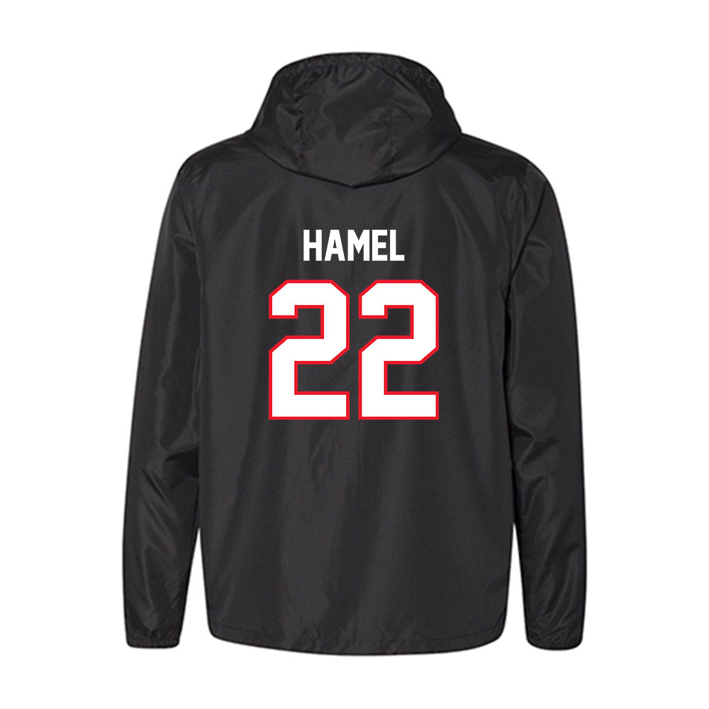 UConn - NCAA Men's Soccer : Johan Hamel - Windbreaker-1