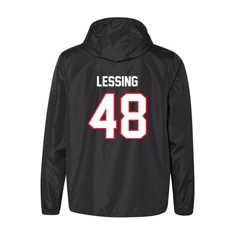 UConn - NCAA Baseball : Justin Lessing - Windbreaker-1