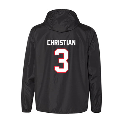 UConn - NCAA Football : Kenji Christian - Windbreaker-1