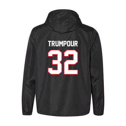 UConn - NCAA Baseball : Austin Trumpour - Windbreaker-1