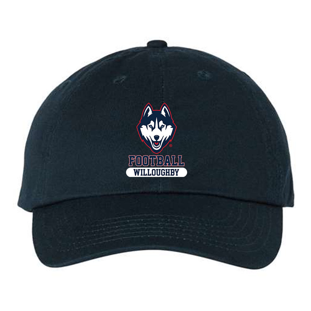 UConn - NCAA Football : Jediyah Willoughby - Dad Hat-0