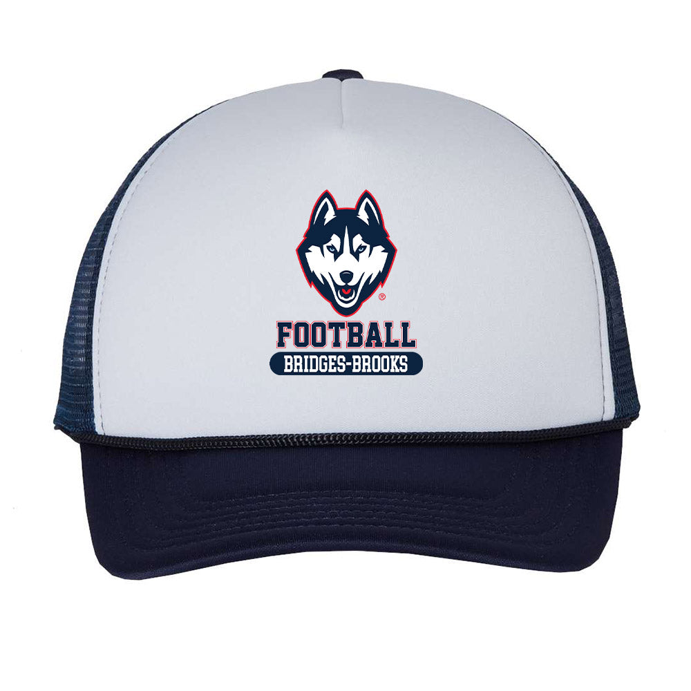 UConn - NCAA Football : Axavier Bridges-Brooks - Trucker Hat-0