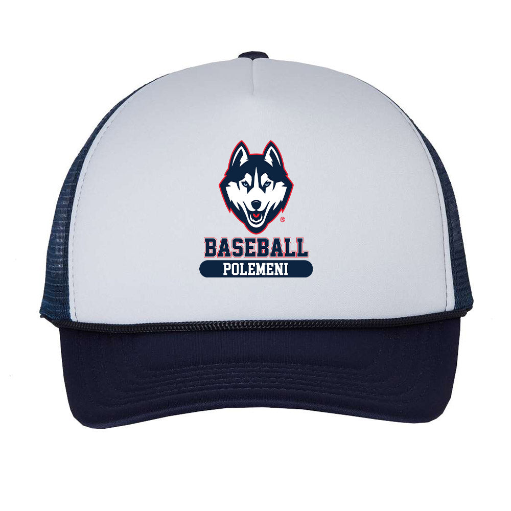 UConn - NCAA Baseball : Christopher Polemeni - Trucker Hat-0