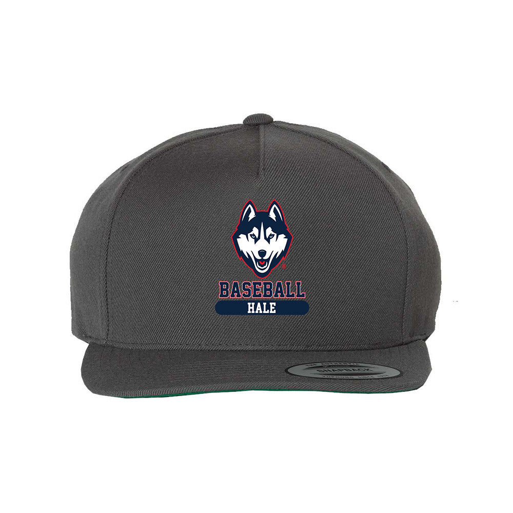 UConn - NCAA Baseball : Charlie Hale - Snapback Hat-0