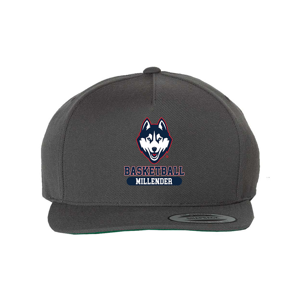 UConn - NCAA Men's Basketball : Alec Millender - Snapback Hat-0