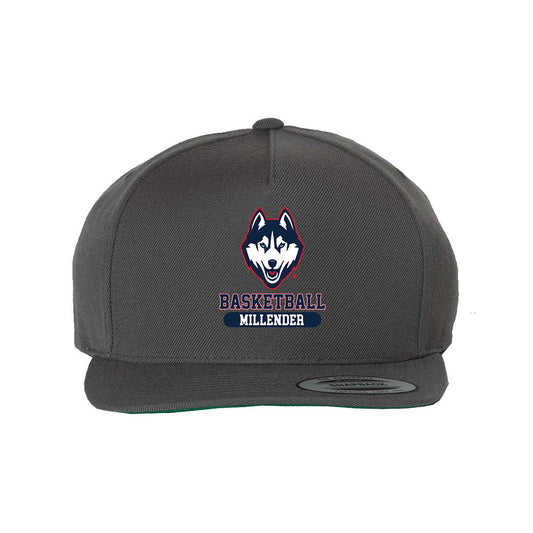 UConn - NCAA Men's Basketball : Alec Millender - Snapback Hat-0