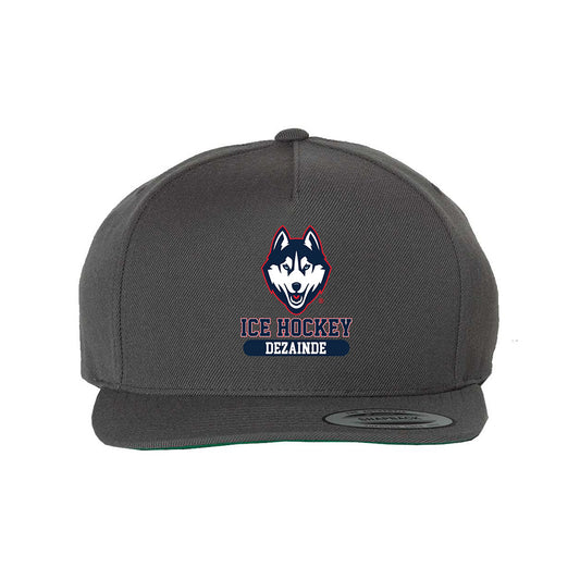 UConn - NCAA Men's Ice Hockey : Carlin Dezainde - Snapback Hat-0
