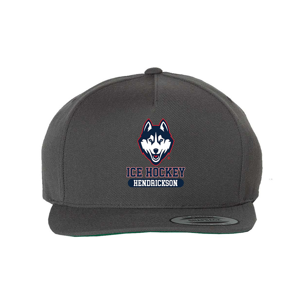 UConn - NCAA Men's Ice Hockey : Kam Hendrickson - Snapback Hat-0