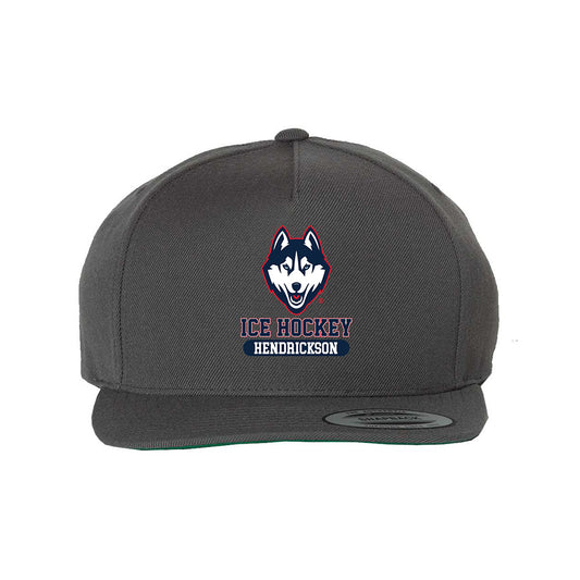 UConn - NCAA Men's Ice Hockey : Kam Hendrickson - Snapback Hat-0