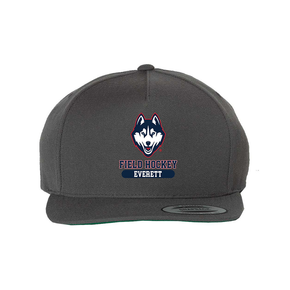 UConn - NCAA Women's Field Hockey : Faith Everett - Snapback Hat-0