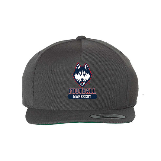 UConn - NCAA Football : Tyler Marescot - Snapback Hat-0